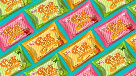 Packaging Study For Columbias Ping Pong Bubble Gum Behance