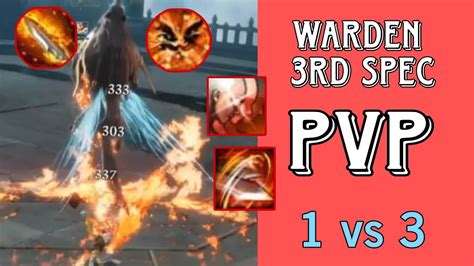 Blade And Soul Pvp 3v3 Warden Inferno 1 Vs 3 Youtube