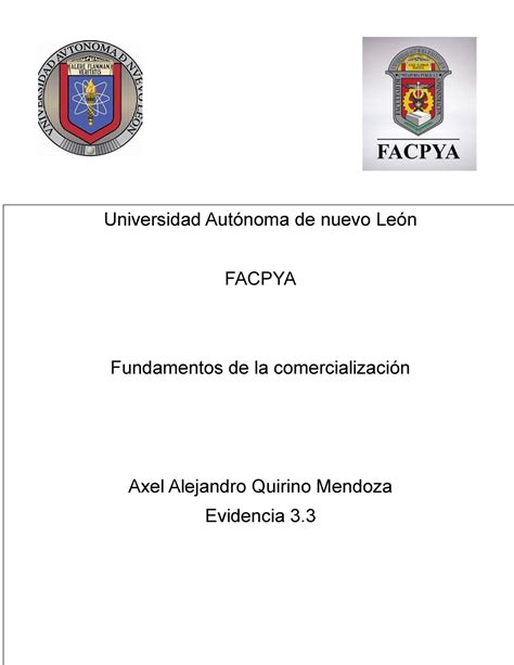 Evidencia 3 microeconomia Universidad Autónoma de nuevo León FACPYA