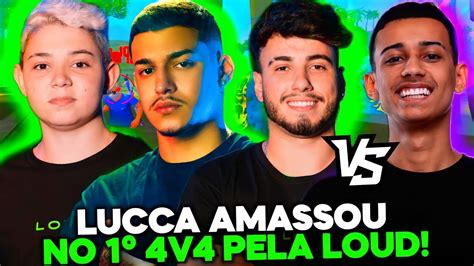 LOUD LUCCA MOSTROU PORQUE FOI CONTRATADO E AMASSOU NO 4V4 FT THURZIN