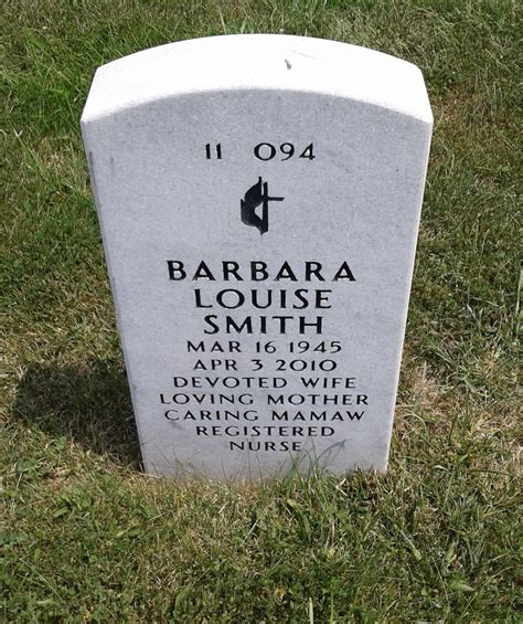 Barbara Louise Hedge Smith M Morial Find A Grave