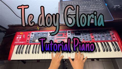 Te Doy Gloria Tutorial Piano YouTube