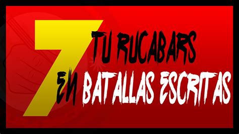 Tu Ruca Bars En Batallas Escritas Youtube