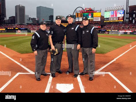 Major League Umpires L To R Jerry Meals Bill Miller Gary Darling