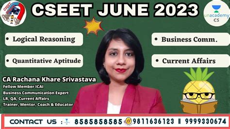 Cseet July Lec Ca Rachana Khare Shrivastava Youtube