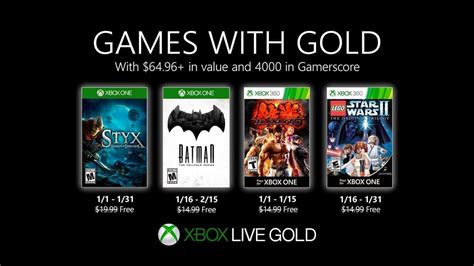 Juegos Gratis De Xbox Live Gold Para Xbox One Y 360 Para Enero 2020