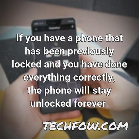 Can an Unlocked Phone Be Locked Again (Guide) - TechFOW.com