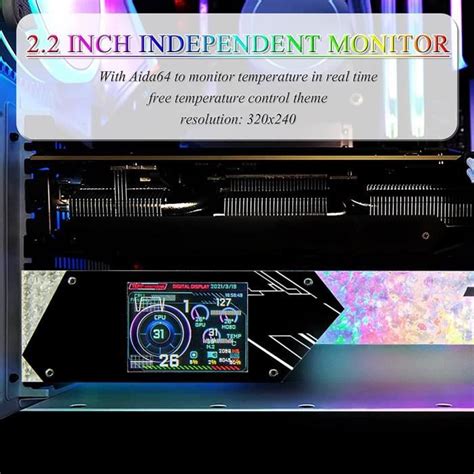 Uphere Sync A Rgb Support De Carte Graphique Gpu Brace Carte Vid O