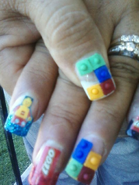 57 Lego Nail Art Ideas Lego Nails Nail Art Lego