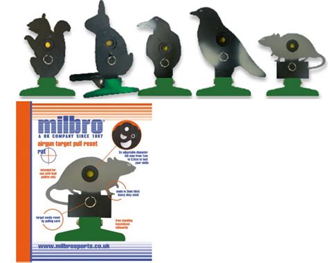 Milbro Free Standing Folding Silhouette Knockdown Target Rat South