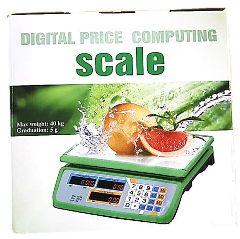 40kg Rechargeable Commercial Electronic Computing Weighing Price