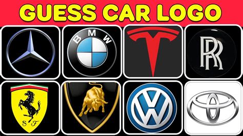 Guess The Car Brand Logo Car Logo Quiz Youtube