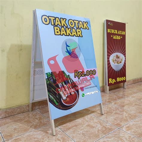 Jual Stand Banner Kayu Ukuran X Segitiga Banner Kayu