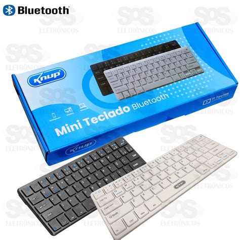 Mini Teclado Sem Fio Bluetooth Knup Kp Te