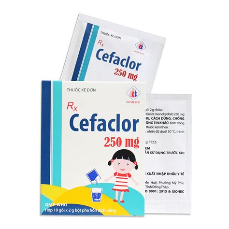 CEFACLOR 250mg (GÓI)