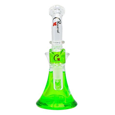 Cannatonik Green Blizzard Series Freezable Glass Water Pipe 9 22cm