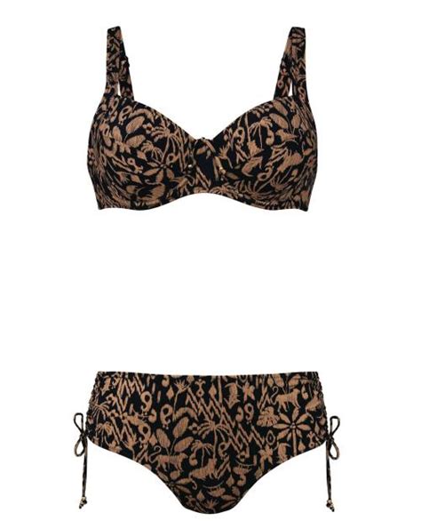 Rosa Faia Bikini Mit Slip Zum Raffen Aus Der Serie Secret Jungle