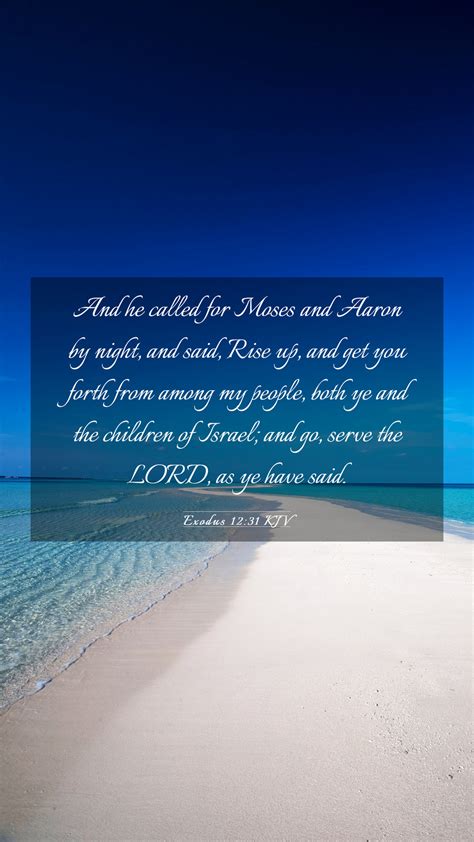 Exodus Kjv Mobile Phone Wallpaper And He Called For Moses And