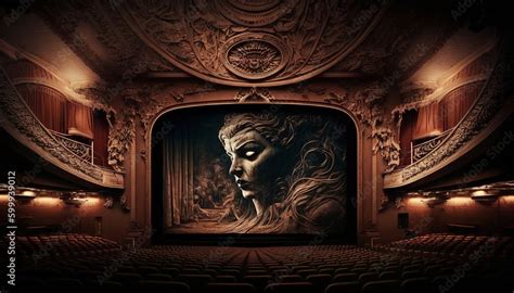 inside of a theater before musical play generative ai design ...