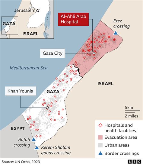 Panic And Confusion At Scene Of Gaza Hospital Blast BBC News