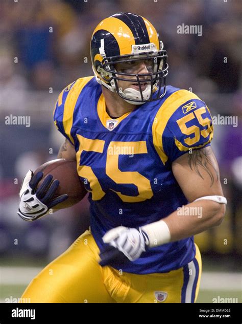 Oct 11 2009 St Louis Missouri Usa Nfl Football Rams Linebacker