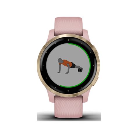 Garmin Vivoactive 4S Rose with Light Gold Hardware