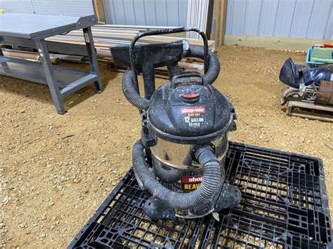 12 Gallon Shop Vac Lee Real Estate And Auction Service