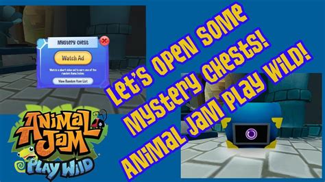 Sapphire Shop Mystery Chest Animal Jam Play Wild Youtube