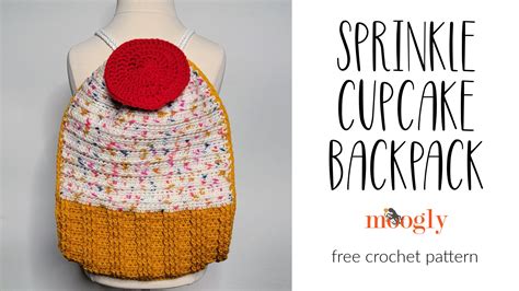 Sprinkle Cupcake Backpack Free Crochet Pattern On Moogly