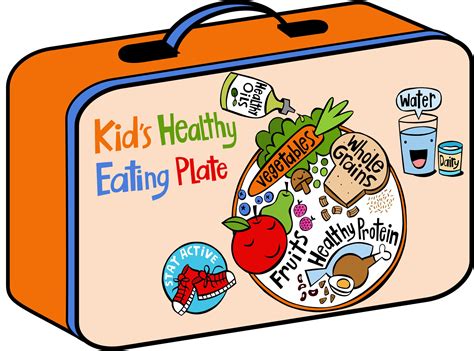 healthy lunch box clipart - Clip Art Library