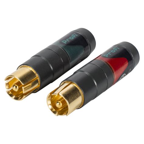 Neutrik Cinch Rca Pol Cinch Rca Stecker Nf Cb Verg Massivpin