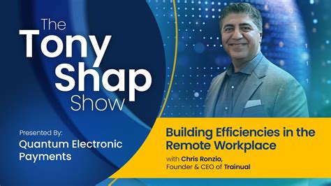 Chris Ronzio Interview Building Efficiencies In The Remote Workplace