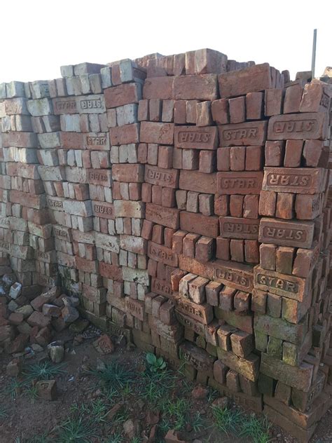 Soil Rectangular Red Clay Building Bricks Size 10 5 Inch At Rs 7 In