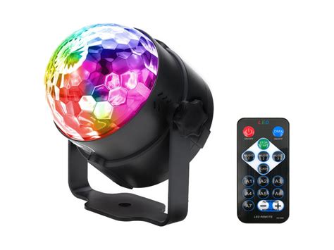 Party Lights Sound Activated With Remote Control Dj Lighting Rbg Disco Ball Strobe Lamp 7