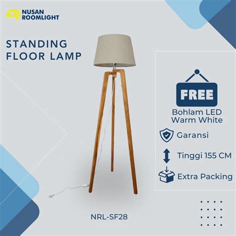 jual lampu lantai berdiri standing sudut  floor lamp ruang tamu
