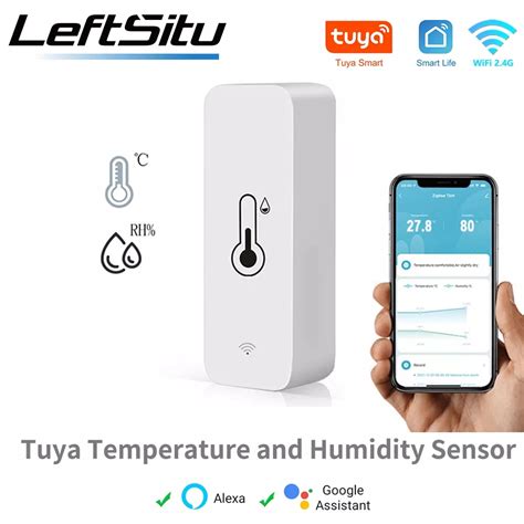 Jual Tuya Smart Sensor Termometer Dan Kelembaban Wifi Shopee Indonesia