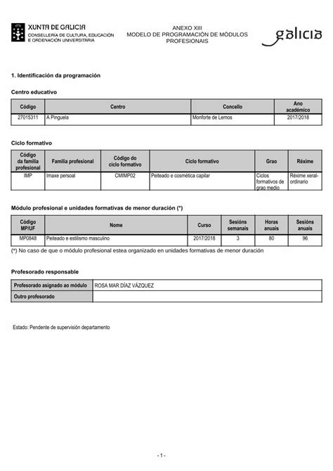 PDF ANEXO XIII MODELO DE PROGRAMACIÓN DE MÓDULOS centros edu xunta