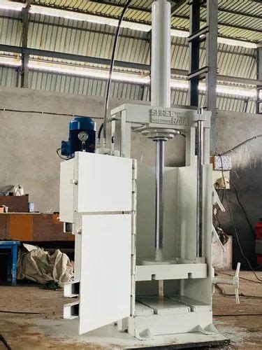 Ton Mild Steel Hydraulic Vertical Baling Press Capacity Ton