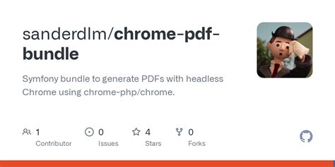 Github Sanderdlm Chrome Pdf Bundle Symfony Bundle To Generate Pdfs