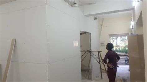 Gypsum Board Wall Partitions 12 5 Mm At Rs 90 Sq Ft In Chandigarh ID