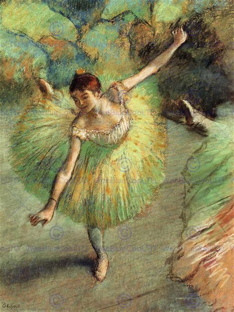 Dancer Tilting - Edgar Degas | Wikioo.org - The Encyclopedia of Fine Arts