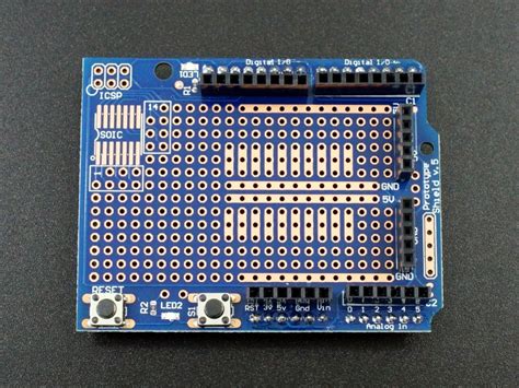 Uno Proto Shield And Syb Breadboard Protosupplies