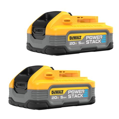 Dewalt 20v Max Xr Powerstack 50ah Compact Battery 2 Pack The Home