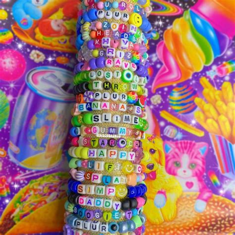 RANDOM Kandi Bracelet Rave Festival Y2k PLUR Gifts Etsy In 2023