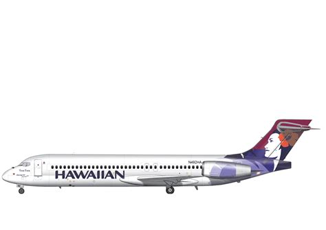 Hawaiian Airlines Boeing 717 Boeing Aircraft Hawaiian Airlines