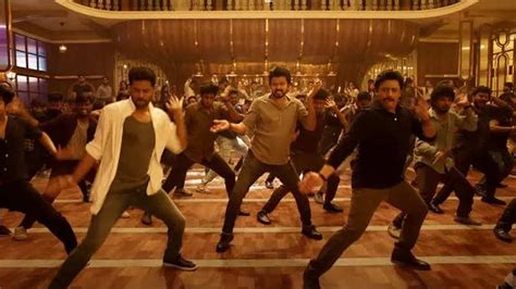 Thalapathy Vijay And Prabhu Devas Electrifying Dance In Whistle Podu