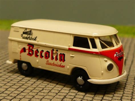 Modellspielwaren Reinhardt Brekina Vw T B Becolin Rot