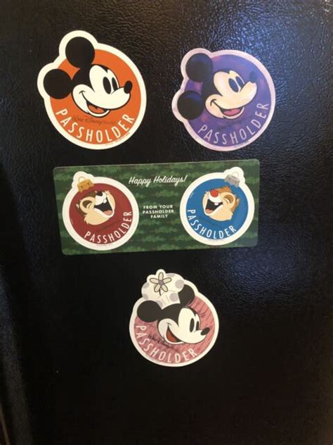 2019 Walt Disney World Annual Passholder Magnet Set Ebay