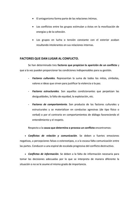 Resolución De Conflictos En El ámbito Laboral Pdf