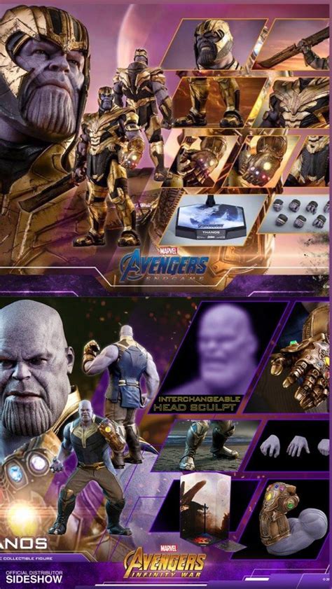 Bundle Hot Toys Endgame Thanos Clean Normal And Infinity War Thanos